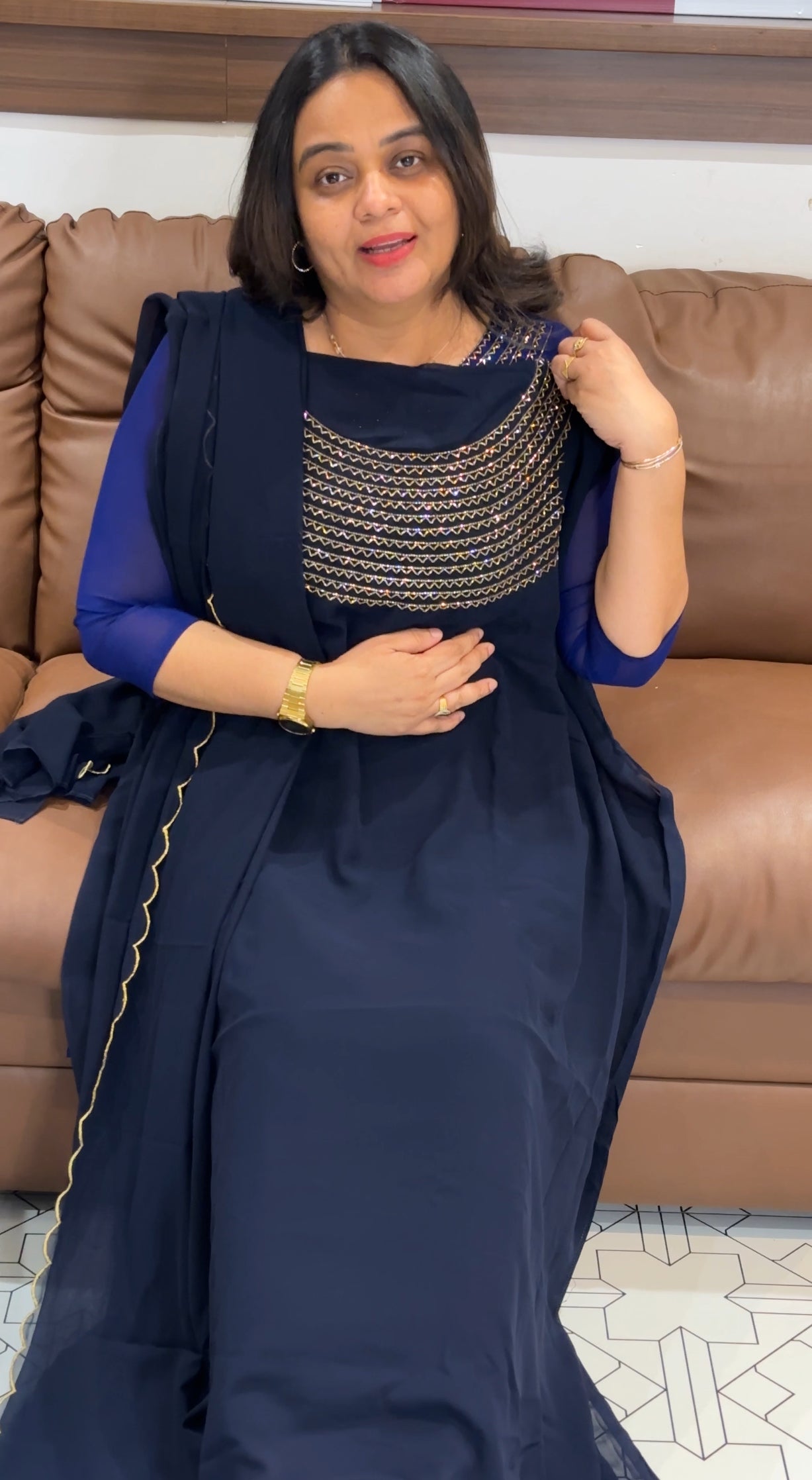 IHA'S IN-HOUSE UNSTITCHED SALWAR SUITS - IHA 28056