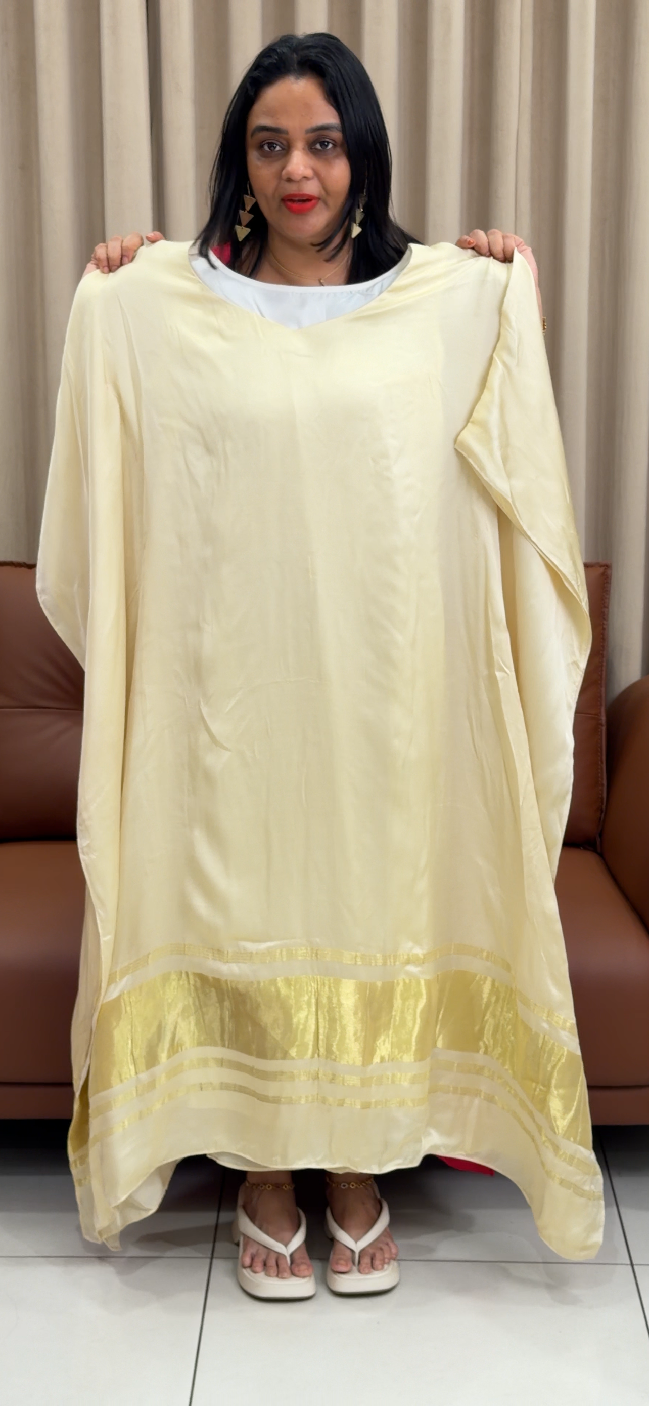IHA'S IN-HOUSE MODAL KAFTAN TOPS - IHA 33530