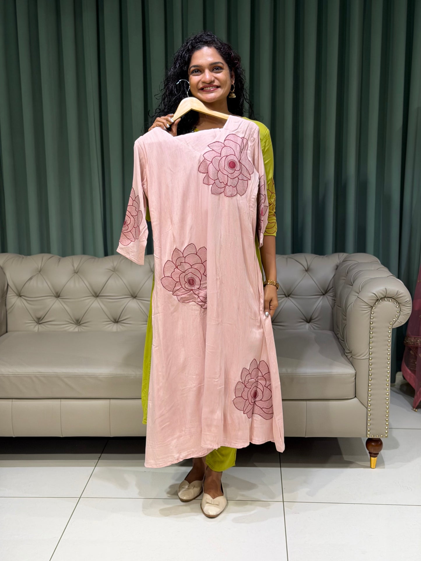 RAYON TOP, BOTTOM AND DUPATTA - IHA 29773