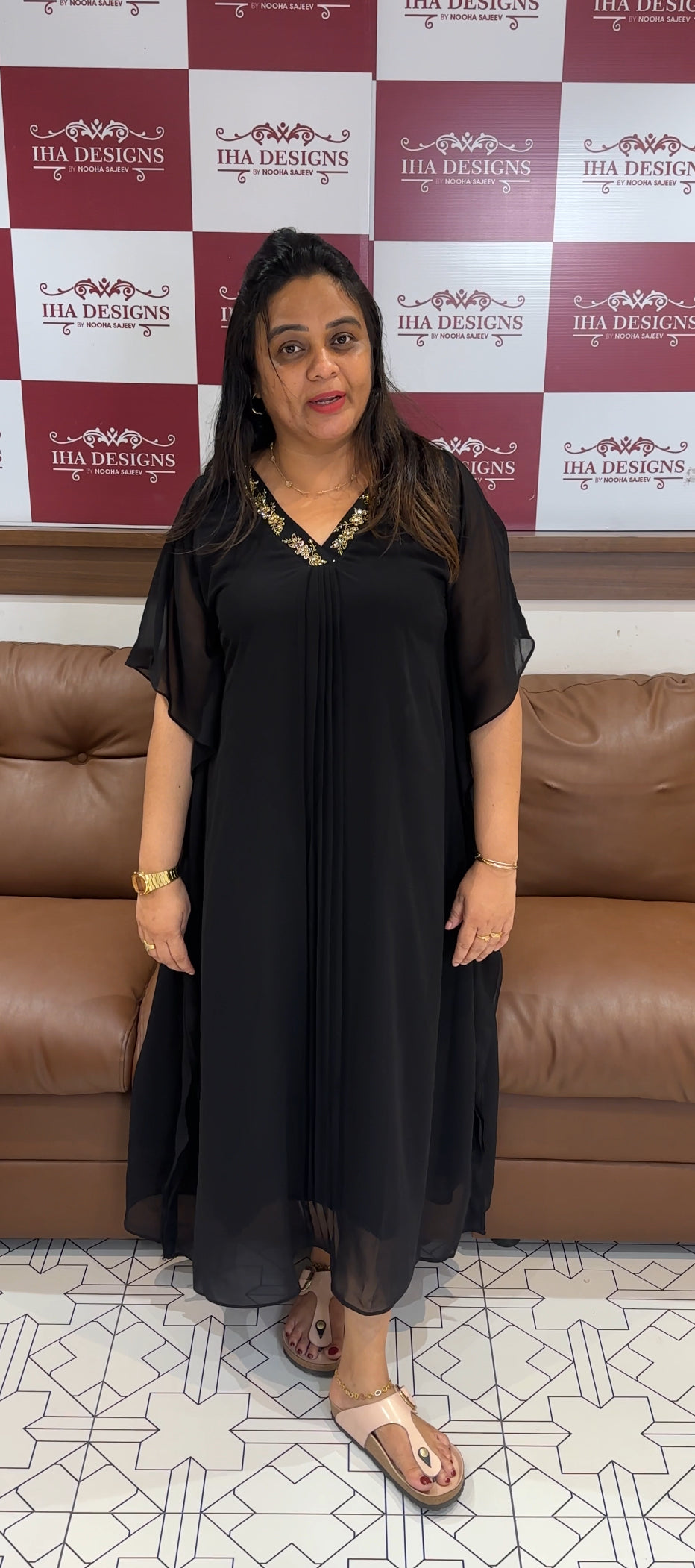 IHA'S IN-HOUSE HAND WORKED KAFTAN TOPS - IHA 28035