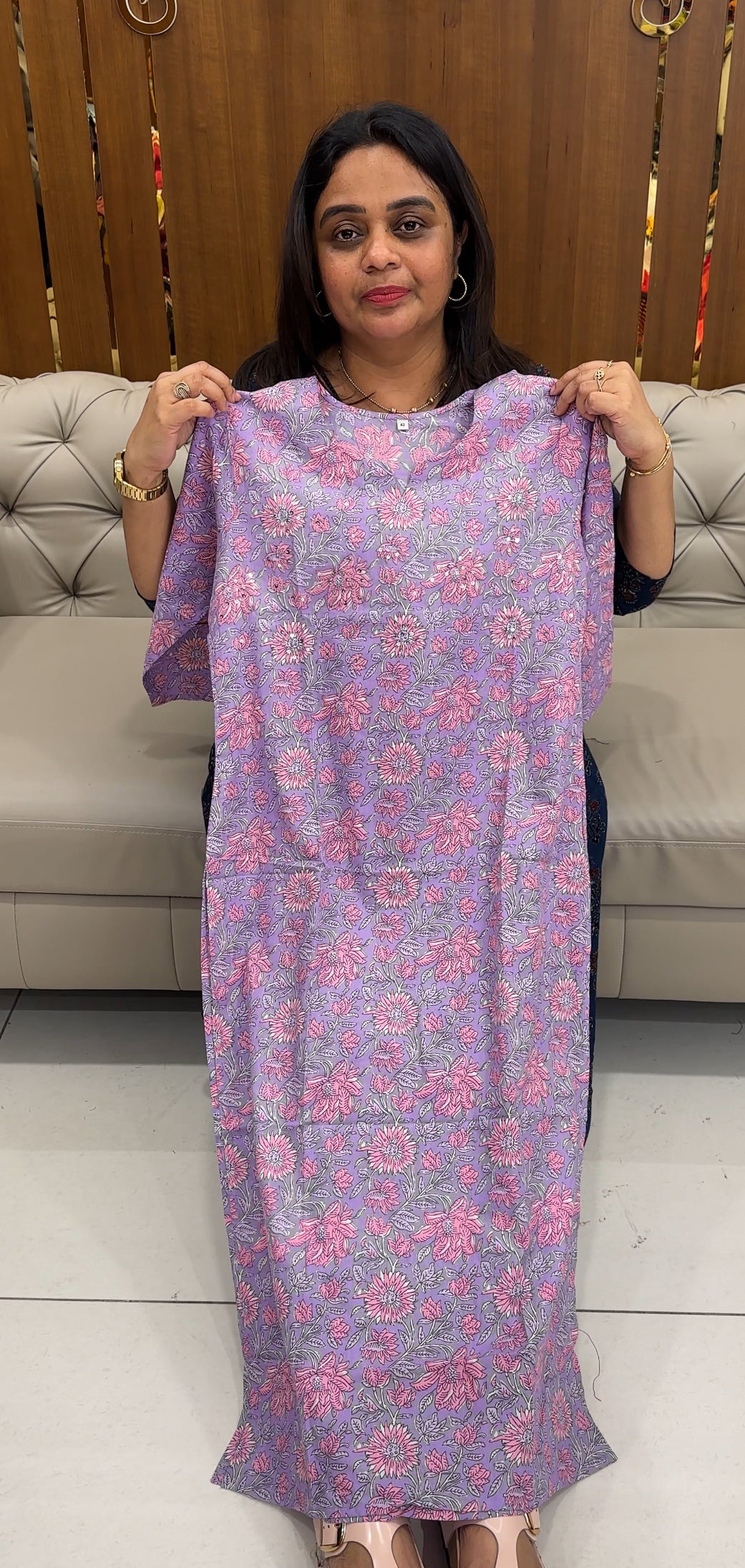 PRINTED COTTON TOPS -  IHA 26871