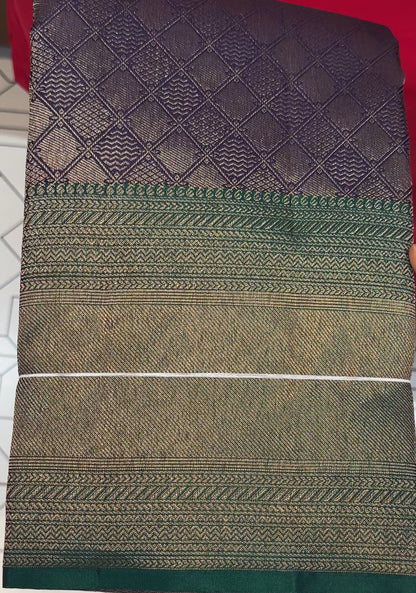 KANCHIPURAM  SAREES - IHA 18675