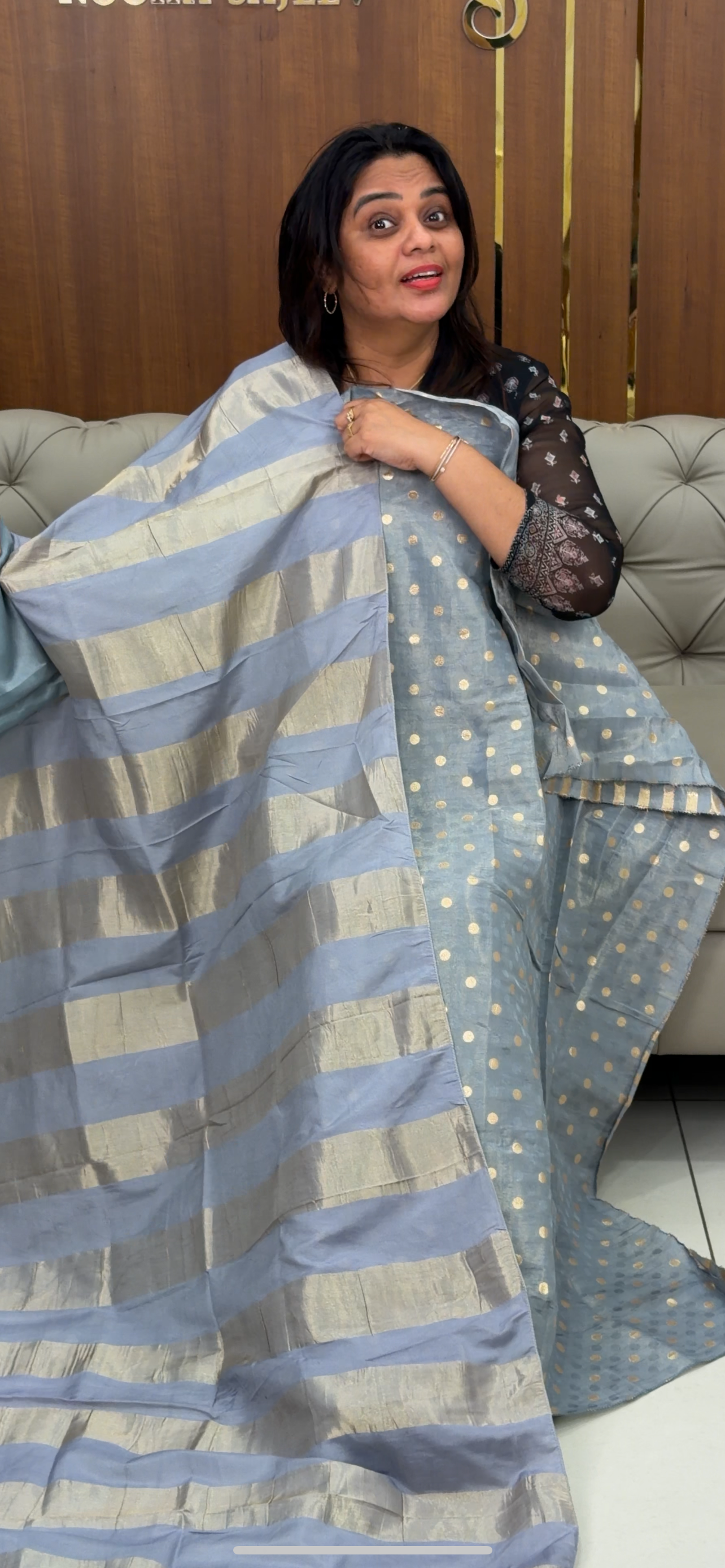 SEMI BANARASI UNSTITCHED SALWAR SUITS - IHA 29241