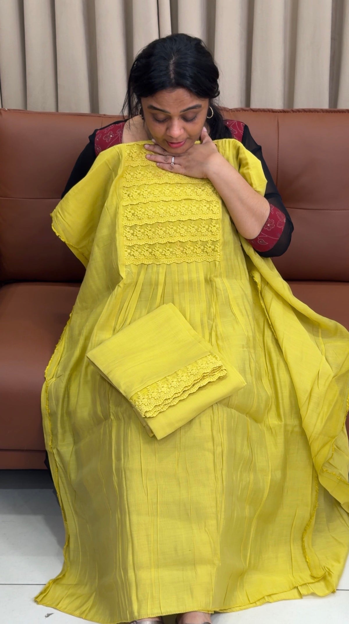 MUL CHANDERI UNSTITCHED SALWAR SUITS - IHA 36098
