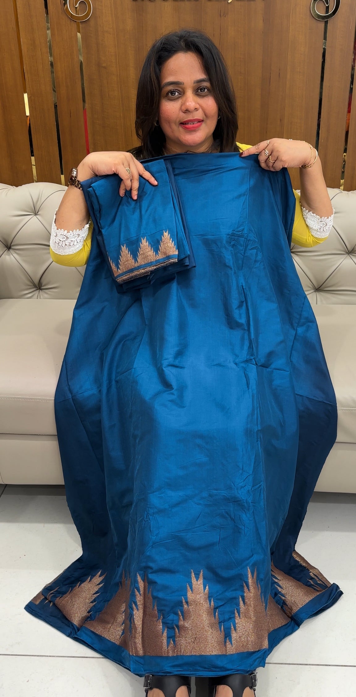 SEMI BANARASI UNSTITCHED SALWAR SUITS - IHA 25891