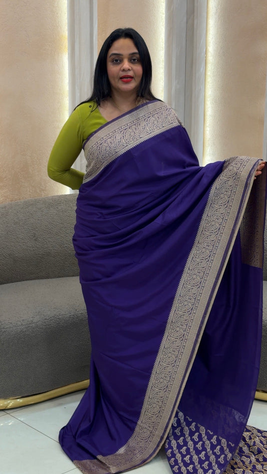SEMI BANARASI SAREES - IHA 33127