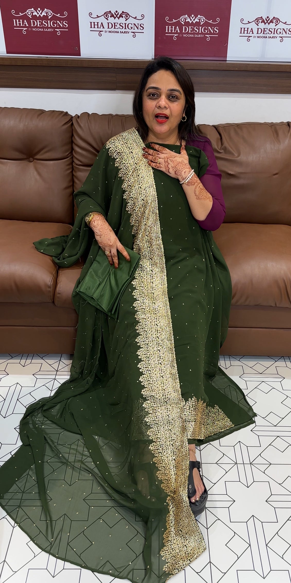 GEORGETTE UNSTITCHED SALWAR SUITS - IHA 23716