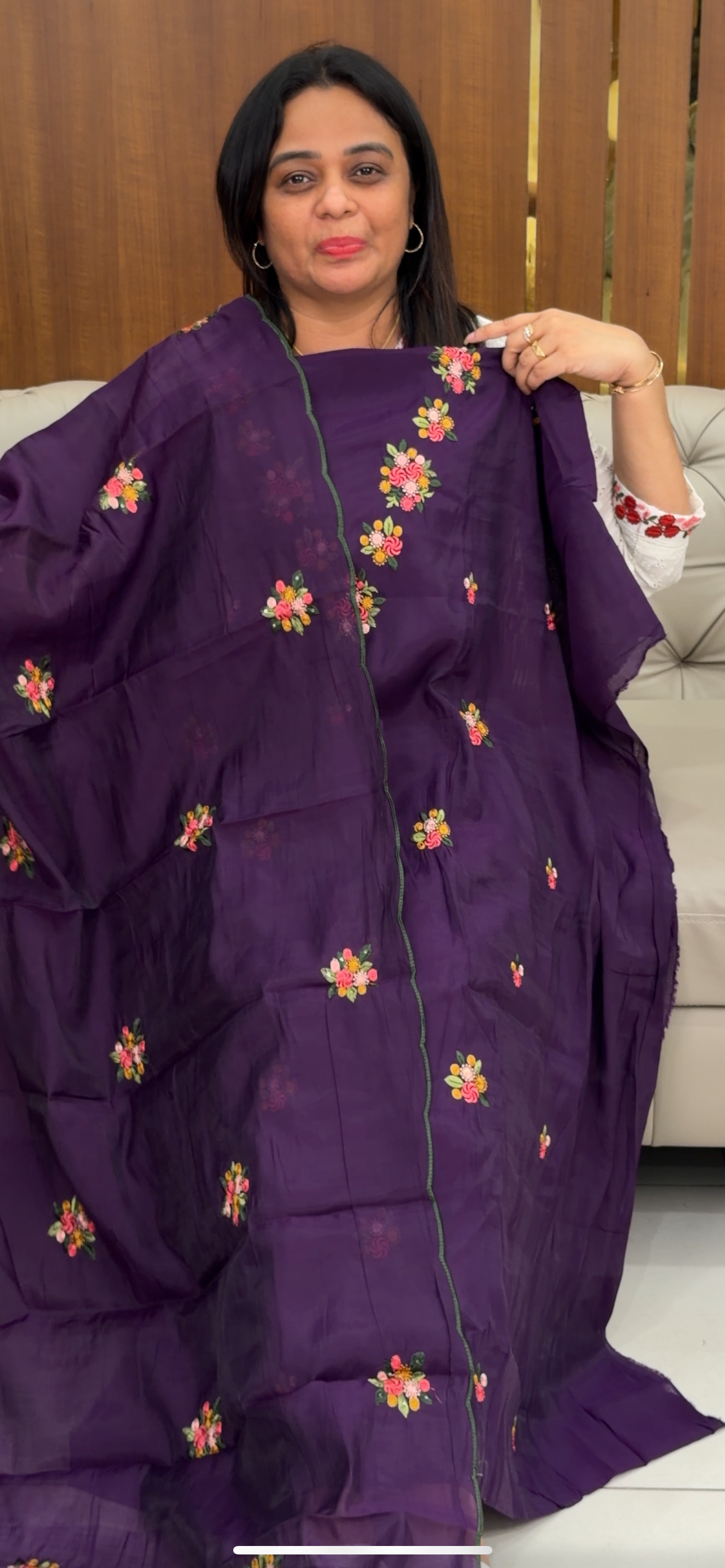 MUL CHANDERI UNSTITCHED SALWAR SUITS - IHA 29360