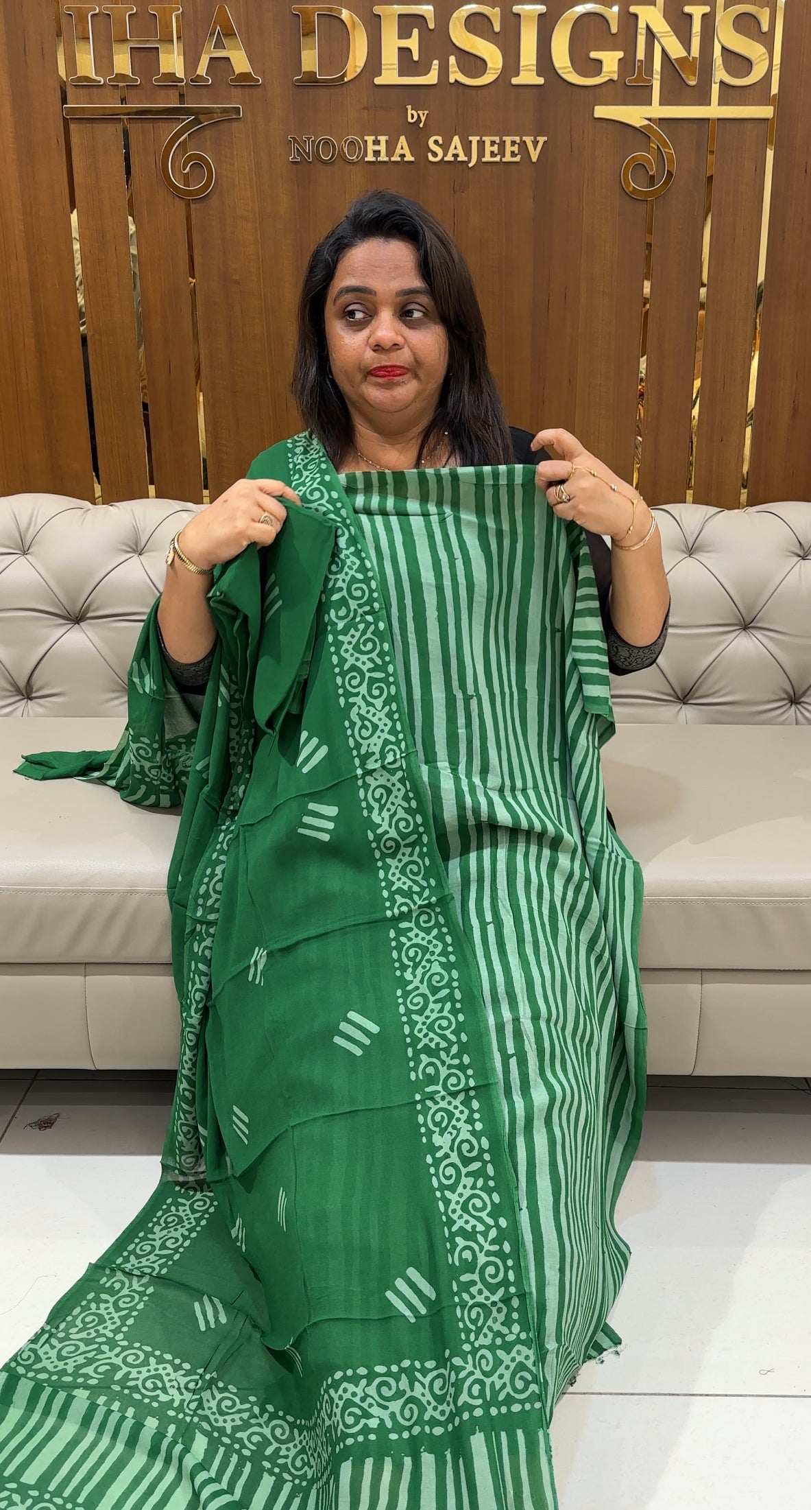 BATIK PRINTED UNSTITCHED SALWAR SUITS - IHA 24963