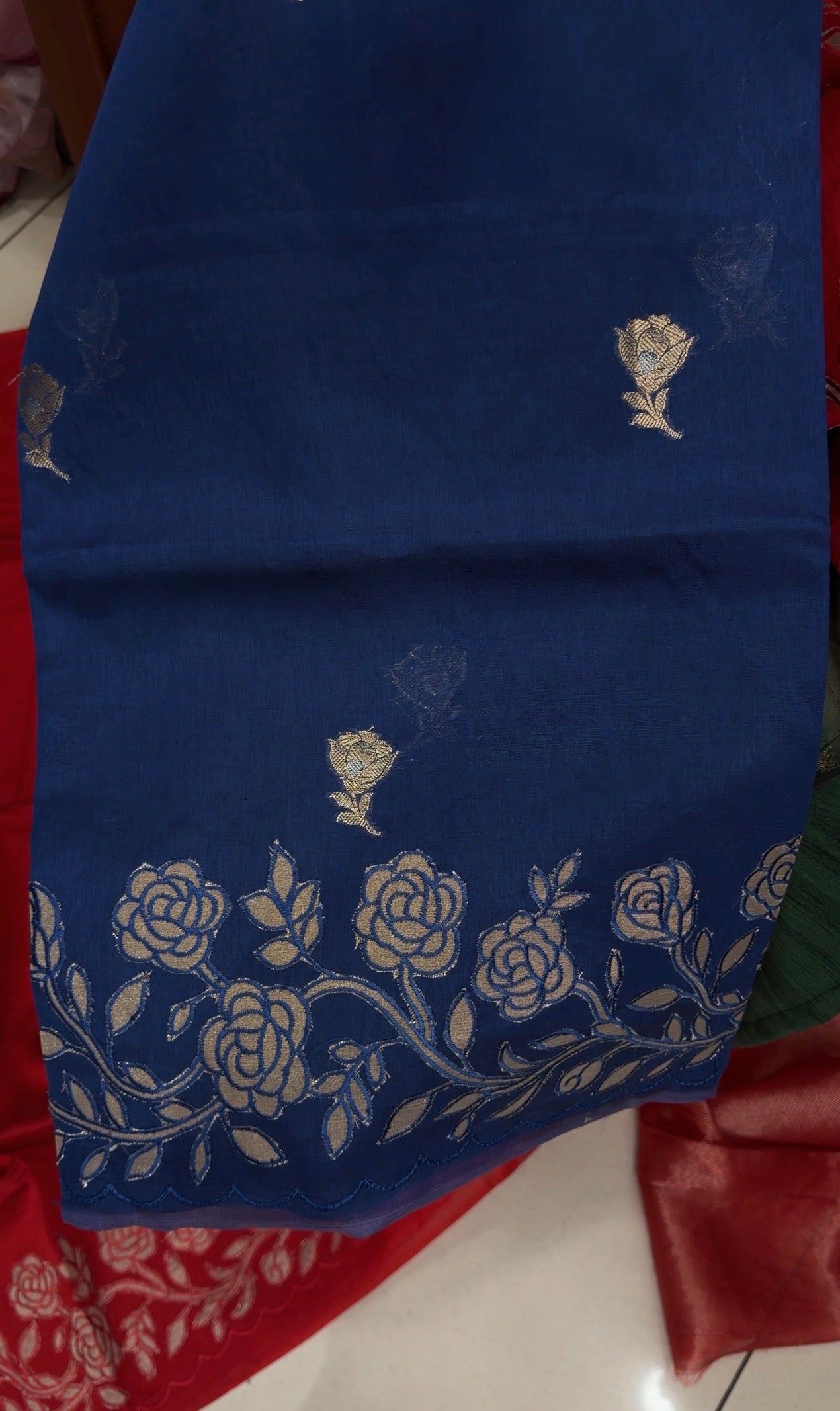 MUL CHANDERI SAREES - IHA 34801