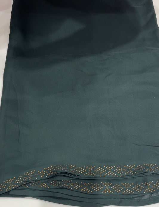 SATIN GEORGETTE SAREES - IHA 27261