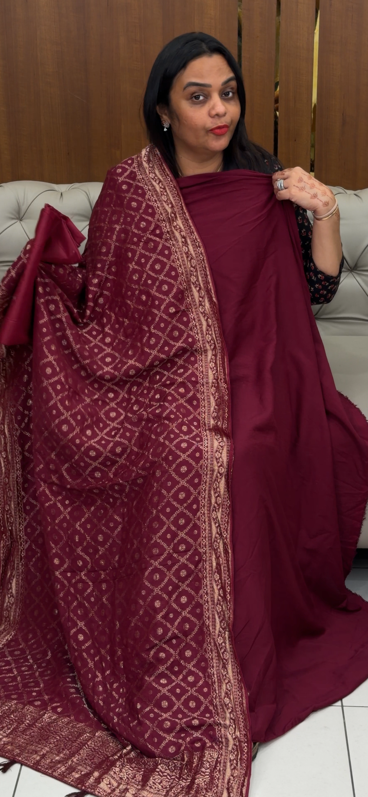 SEMI BANARASI UNSTITCHED SALWAR SUITS - IHA 31849