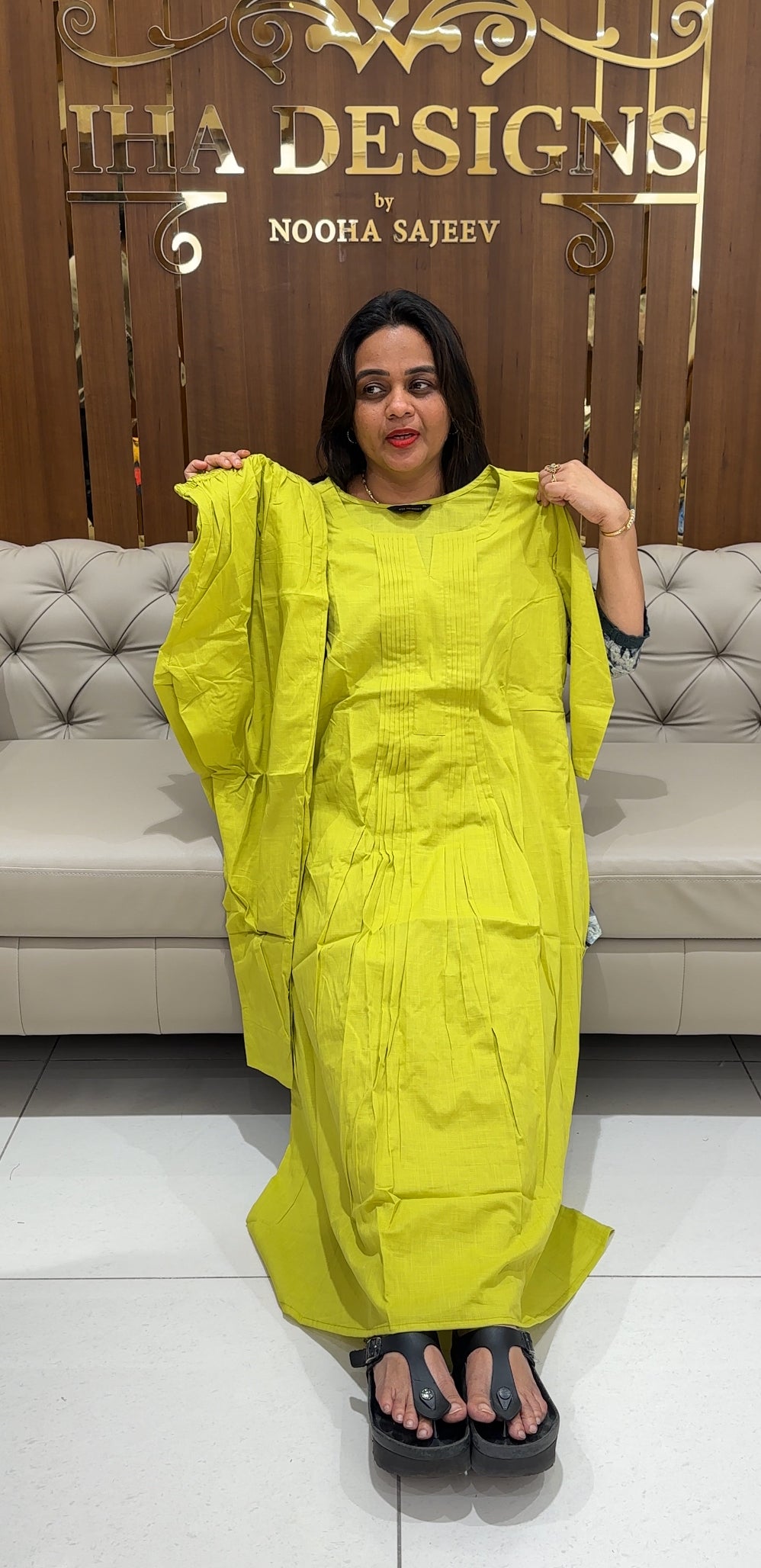 IHA'S IN-HOUSE COTTON TOP AND BOTTOM - IHA 23345