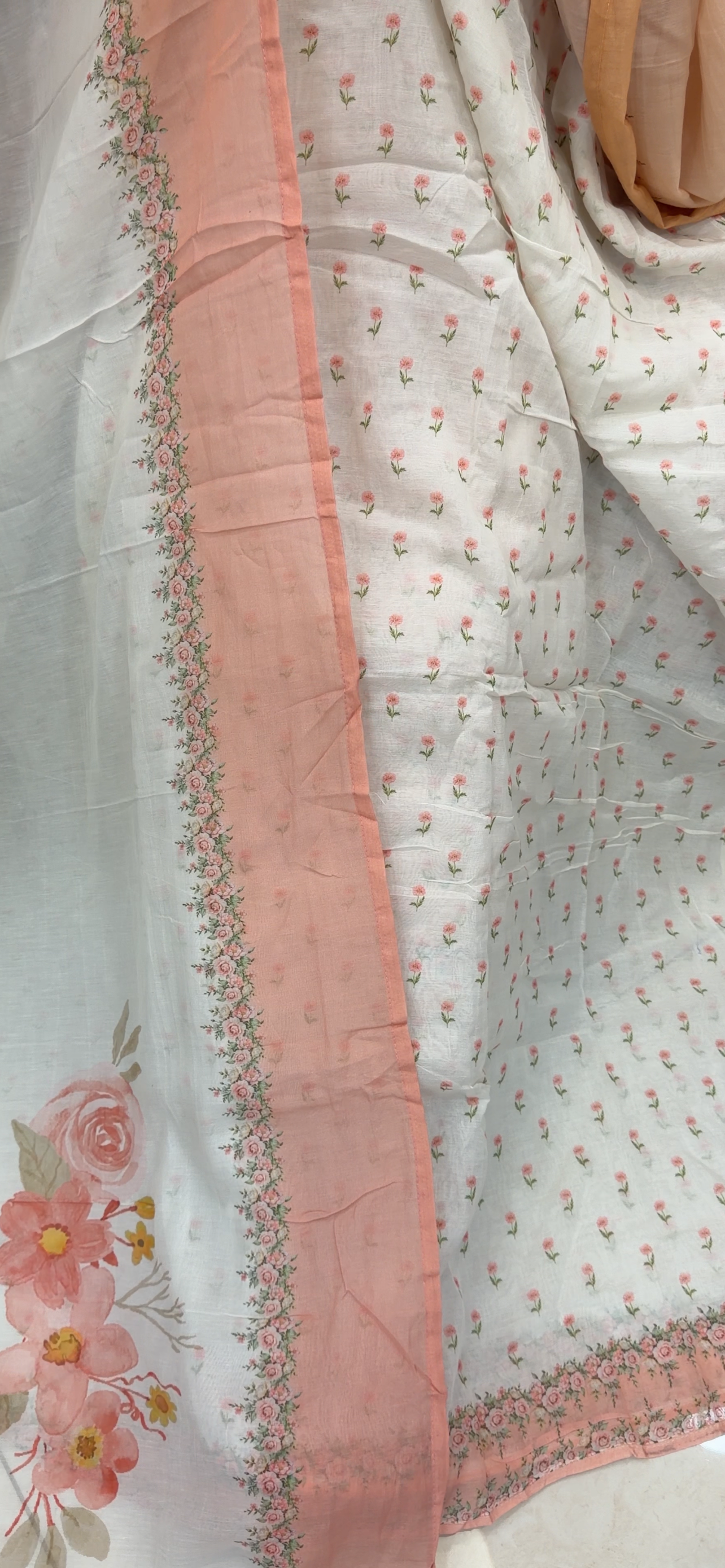 PRINTED MUL UNSTITCHED SALWAR SUITS - IHA 33383