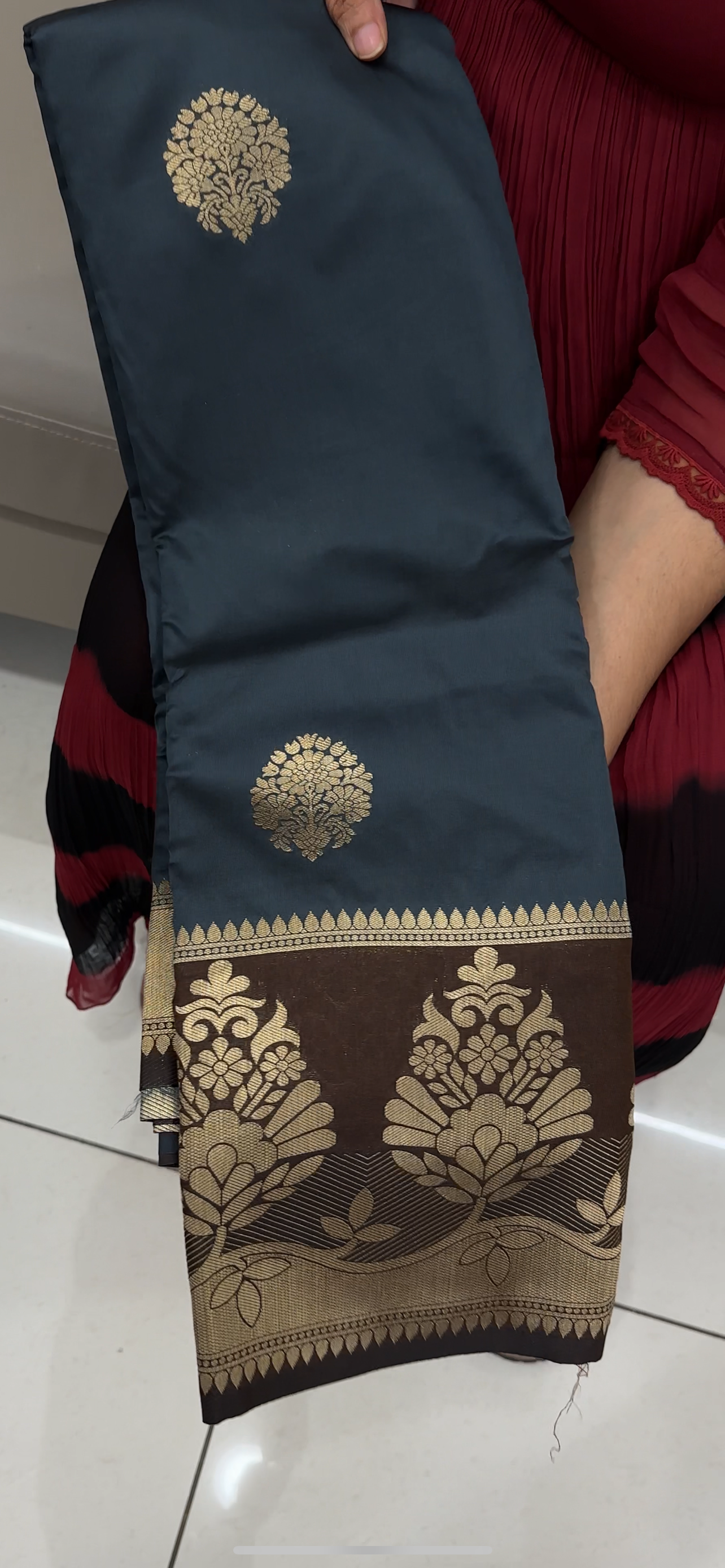 SEMI KANCHIPURAM SAREES - IHA 28686