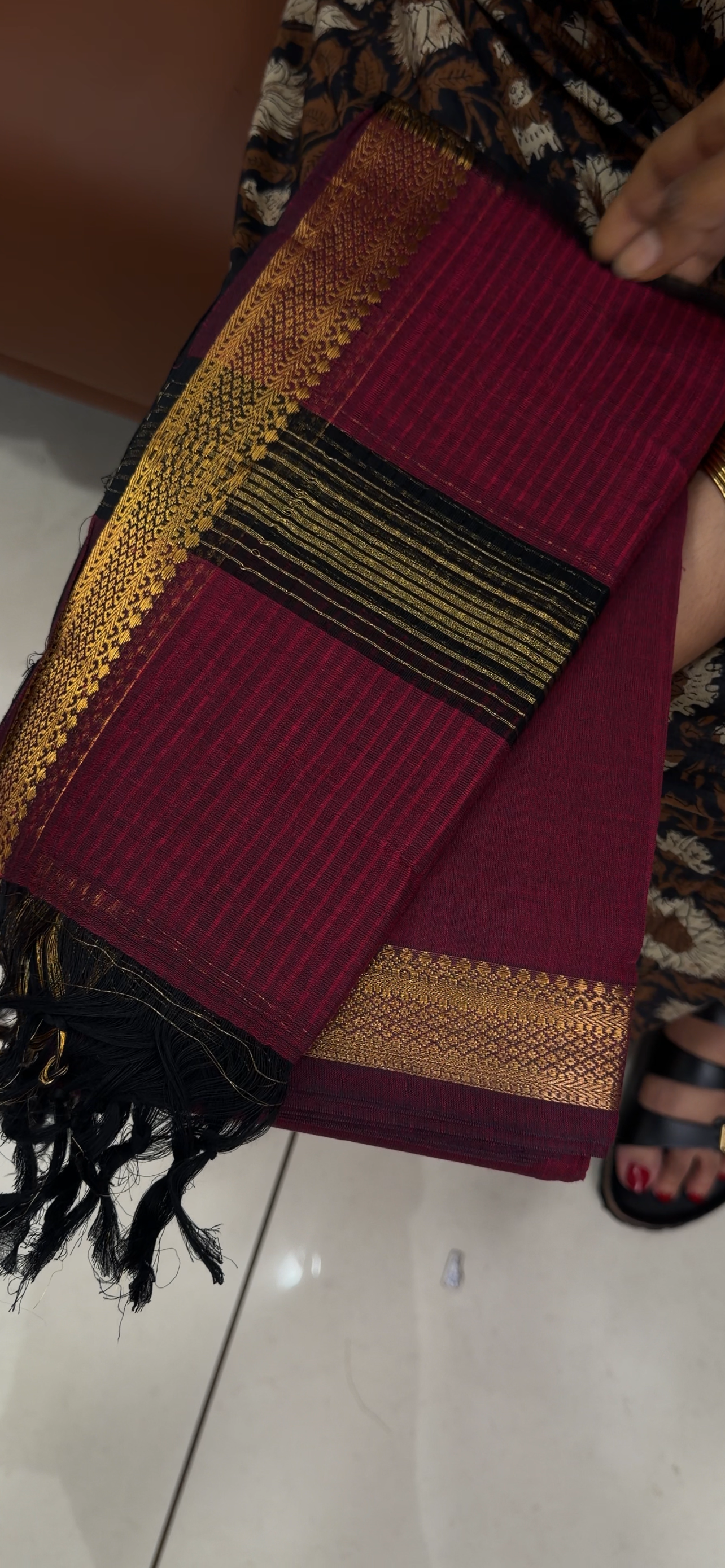 HANDLOOM UNSTITCHED SALWAR SUITS - IHA 34099