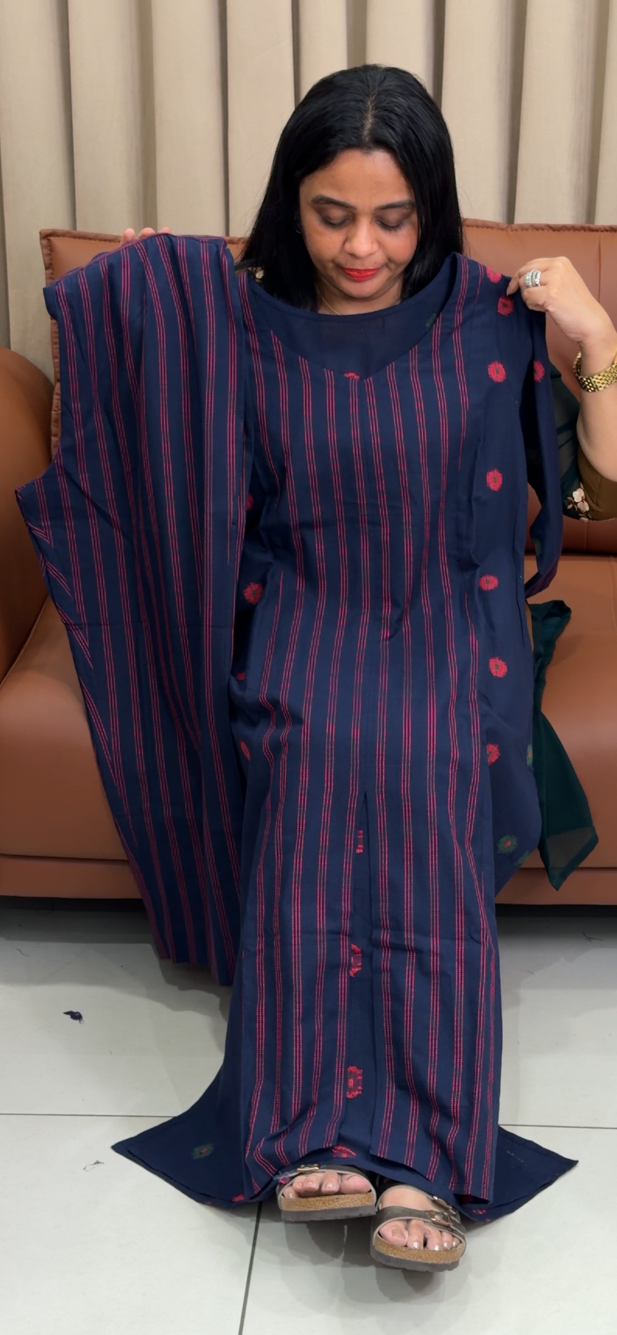 IHA'S IN-HOUSE HANDLOOM CO-ORD SETS - IHA 35810