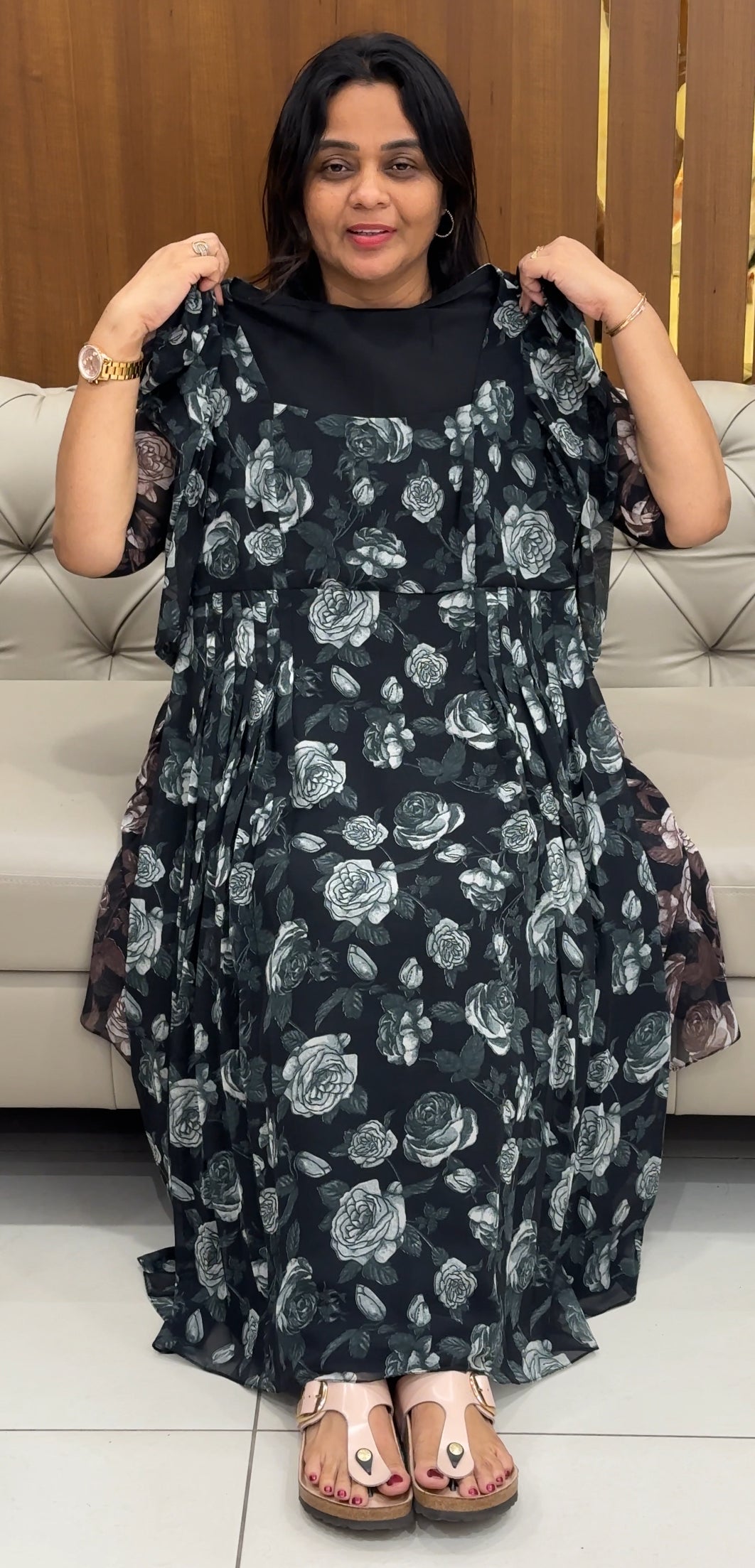 IHA'S IN-HOUSE PRINTED FROCKS - IHA 29153