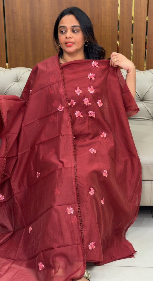 MULCHANDERI UNST6ITCHED SALWAR SUITS - IHA 29871