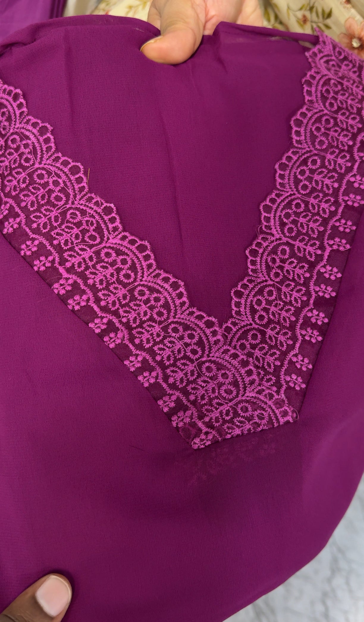 FAUX GEORGETE UNSTITCHED SALWAR SUITS - IHA 26919