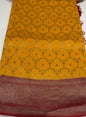 SEMI BANARASI SAREES - IHA 17458