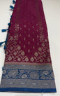 SEMI BANARASI SAREES - IHA 16800