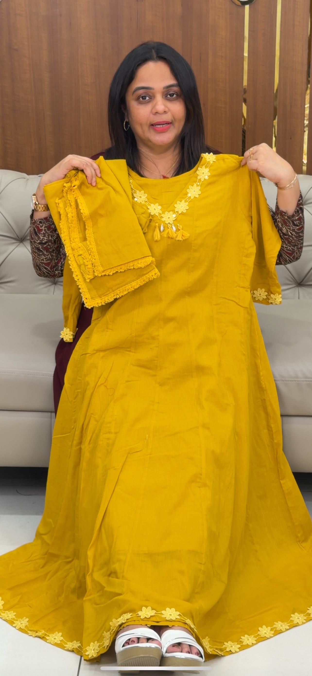 MUL MUL COTTON TOP, BOTTOM AND DUPATTA - IHA 29229