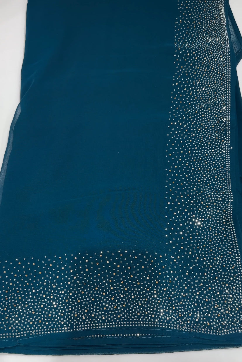 BUDGET BUY GEORGETTE SAREES - IHA 27118