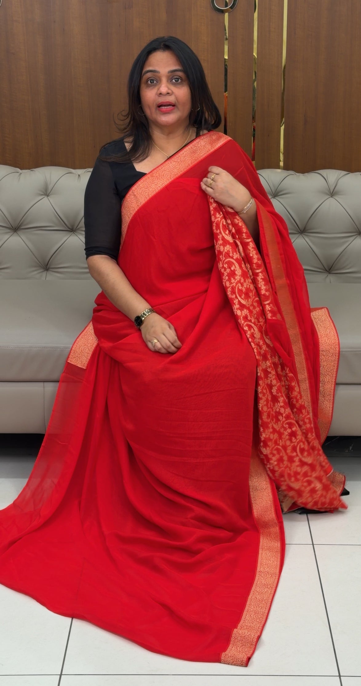 GEORGETTE SAREES - IHA 29204