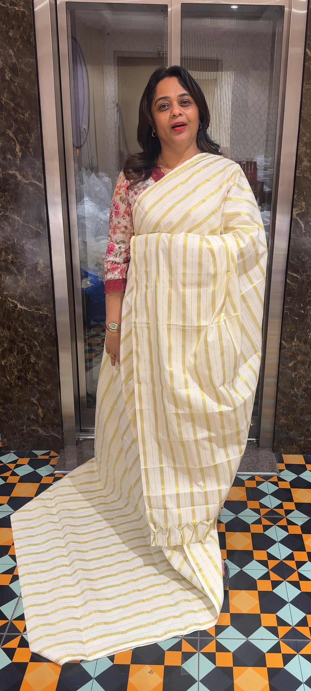 HANDLOOM ONAM SAREES - IHA 24716