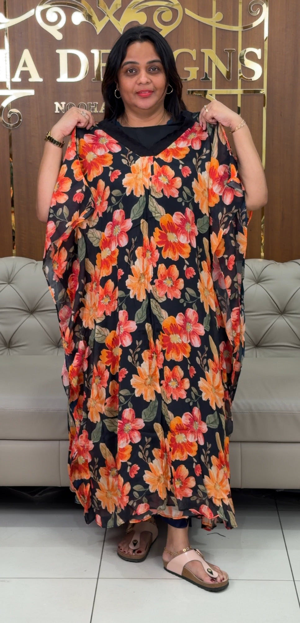 IHA'S IN-HOUSE PRINTED KAFTAN TOPS - IHA 28972