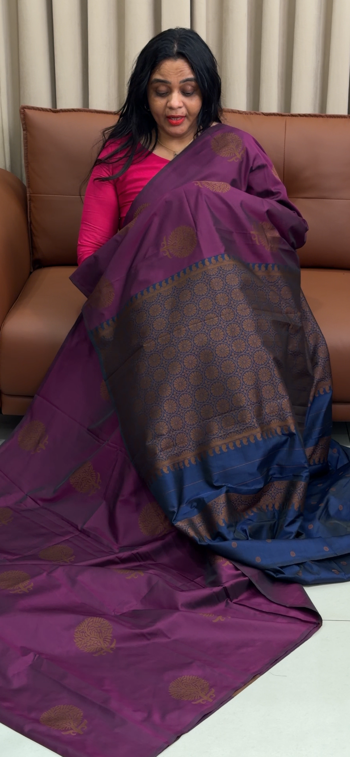 SEMI SILK SAREES - IHA 35338