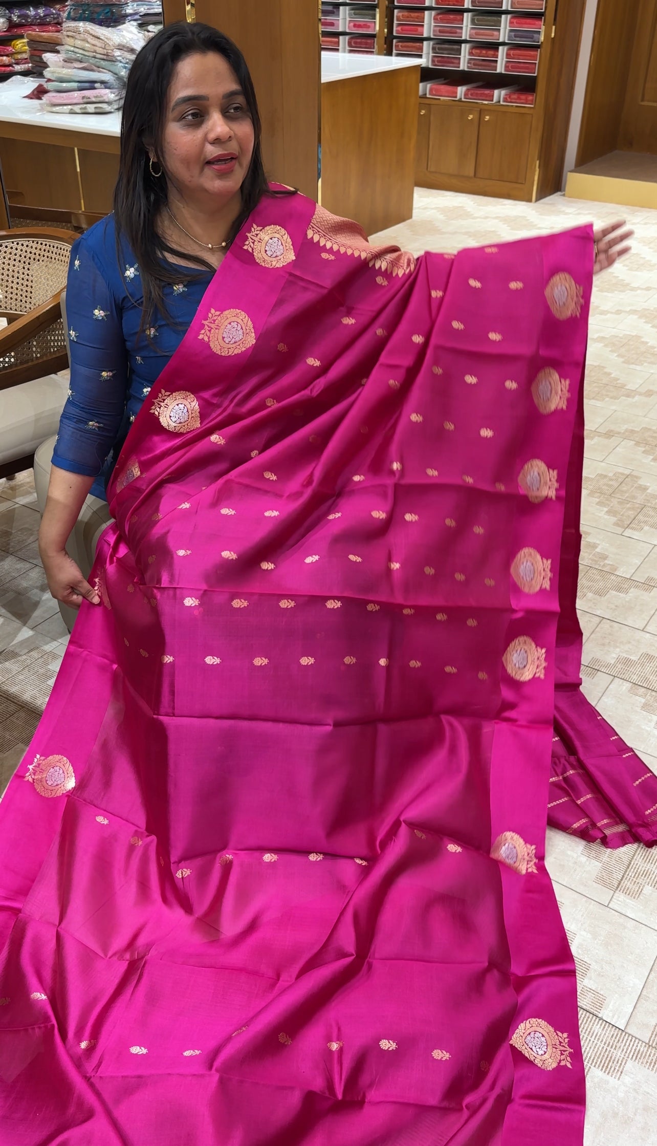 DESIGNER BANARASI SAREES - IHA 27099