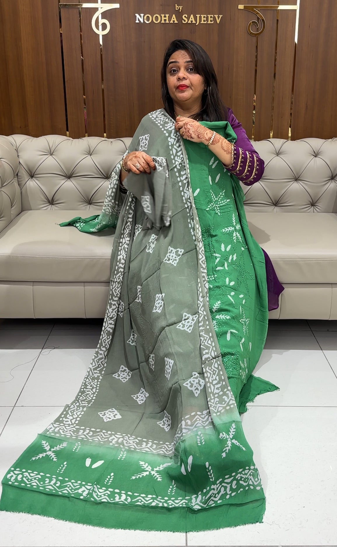 VISCOSE GEORGETTE UNSTITCHED SALWAR SUITS - IHA 23691