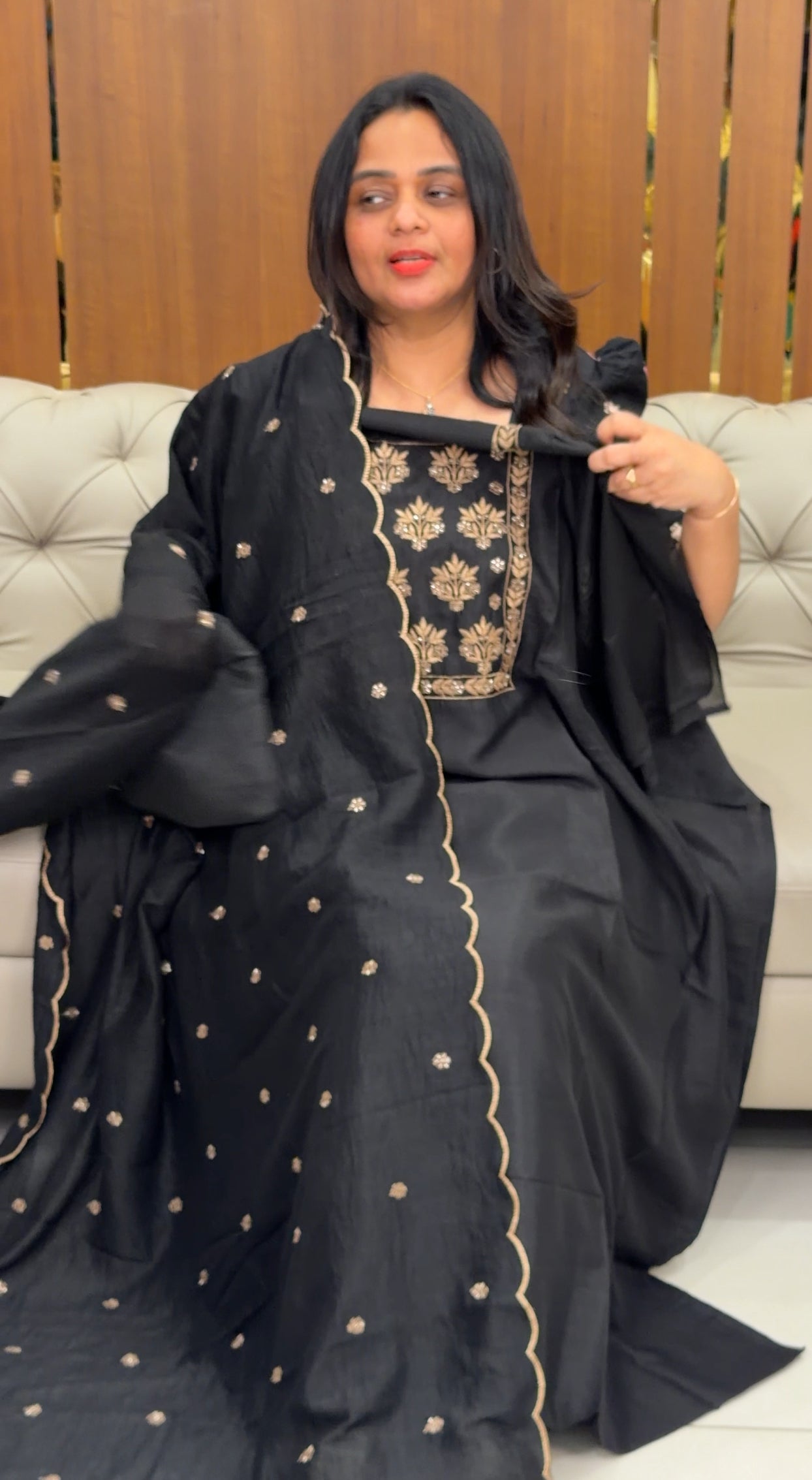 SEMI RAW SILK UNSTITCHED SALWAR SUITS - IHA 29877