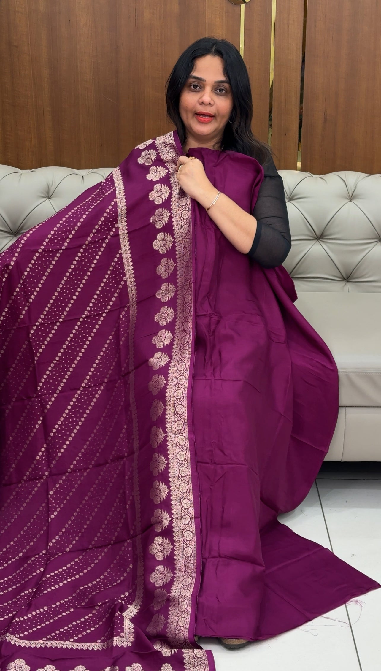 IHA'S IN-HOUSE SILK BANARASI UNSTITCHED SALWAR SUITS - IHA 30660