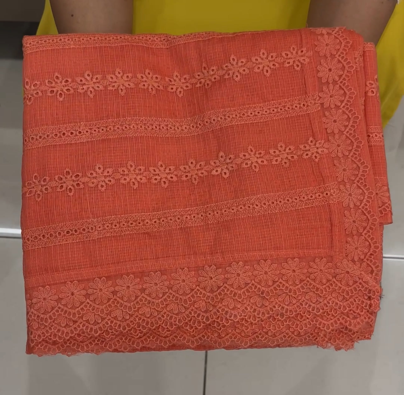 NET KOTA SAREES - IHA 25889