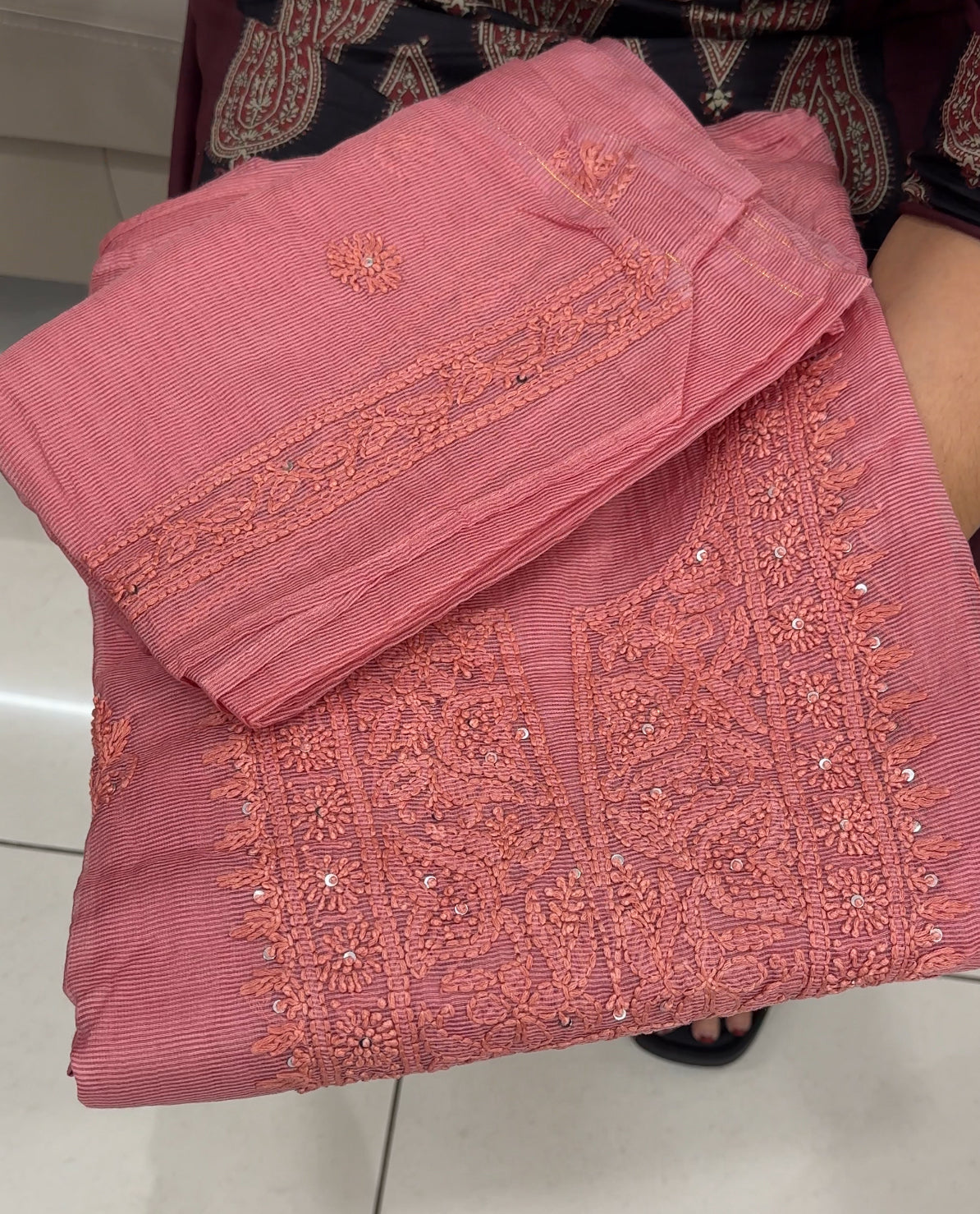 NET KOTA UNSTITCHED SALWAR SUITS - IHA 28443