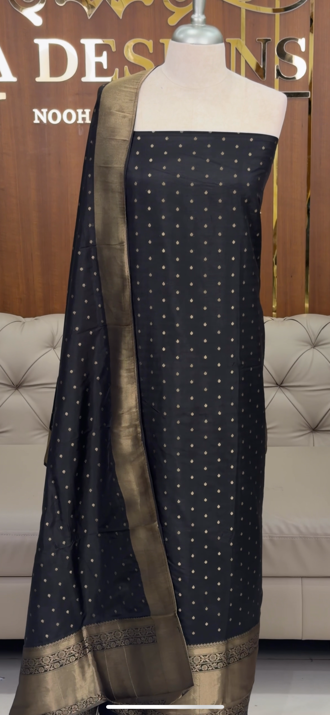 BANARASI UNSTITCHED SALWAR SUITS - IHA 29678