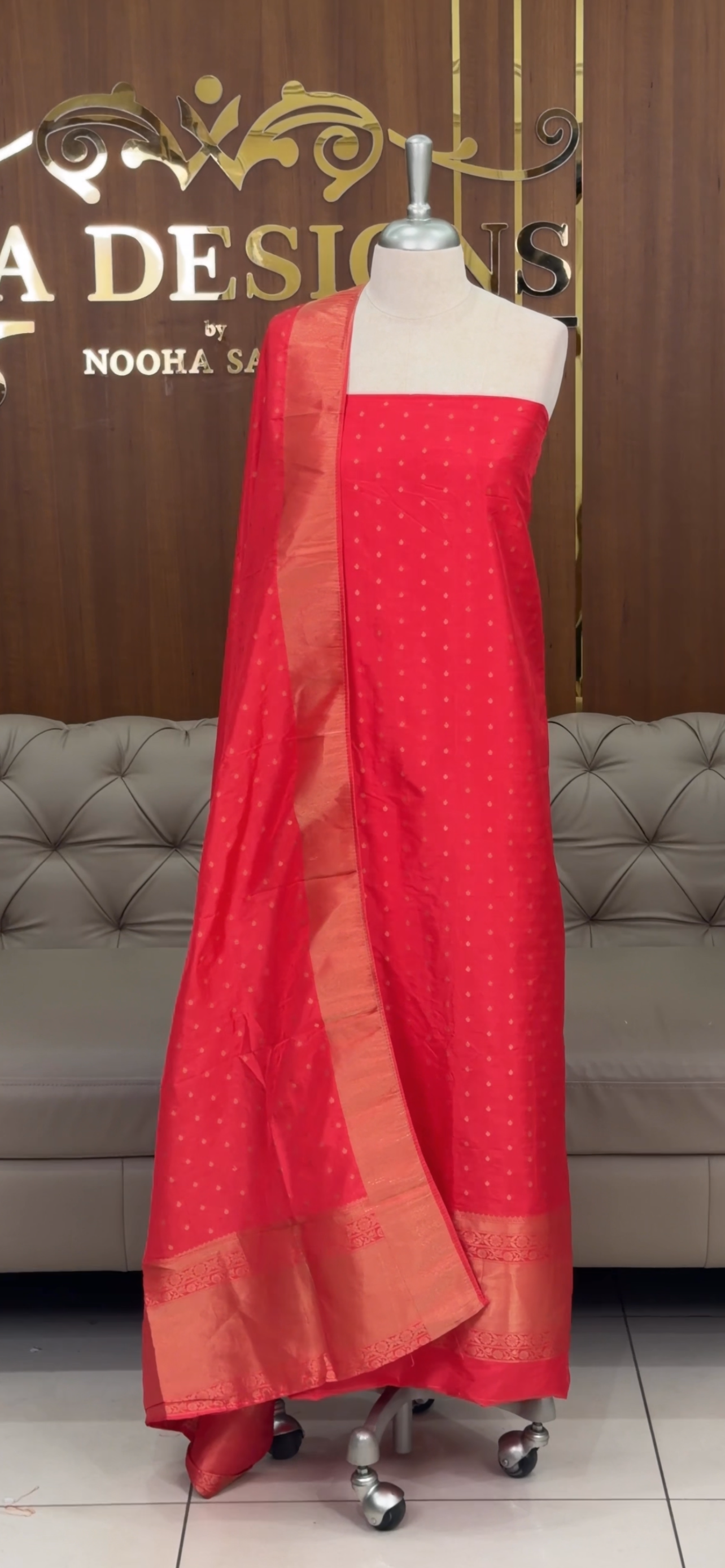 BANARASI UNSTITCHED SALWAR SUITS - IHA 29678