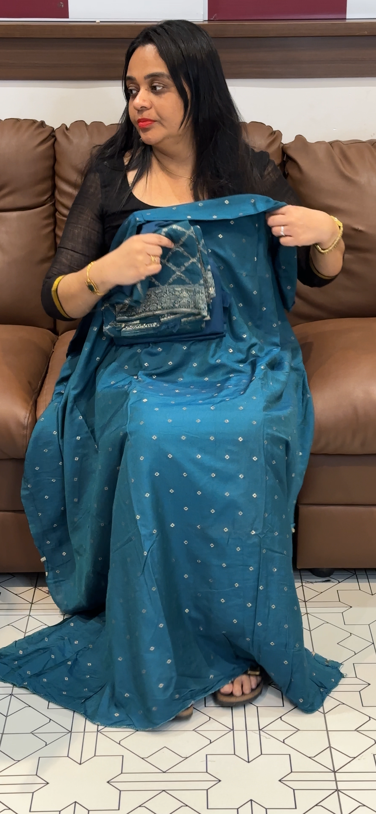 OFFER SALES UNSTITCHED SALWAR SUITS  - IHA 35654
