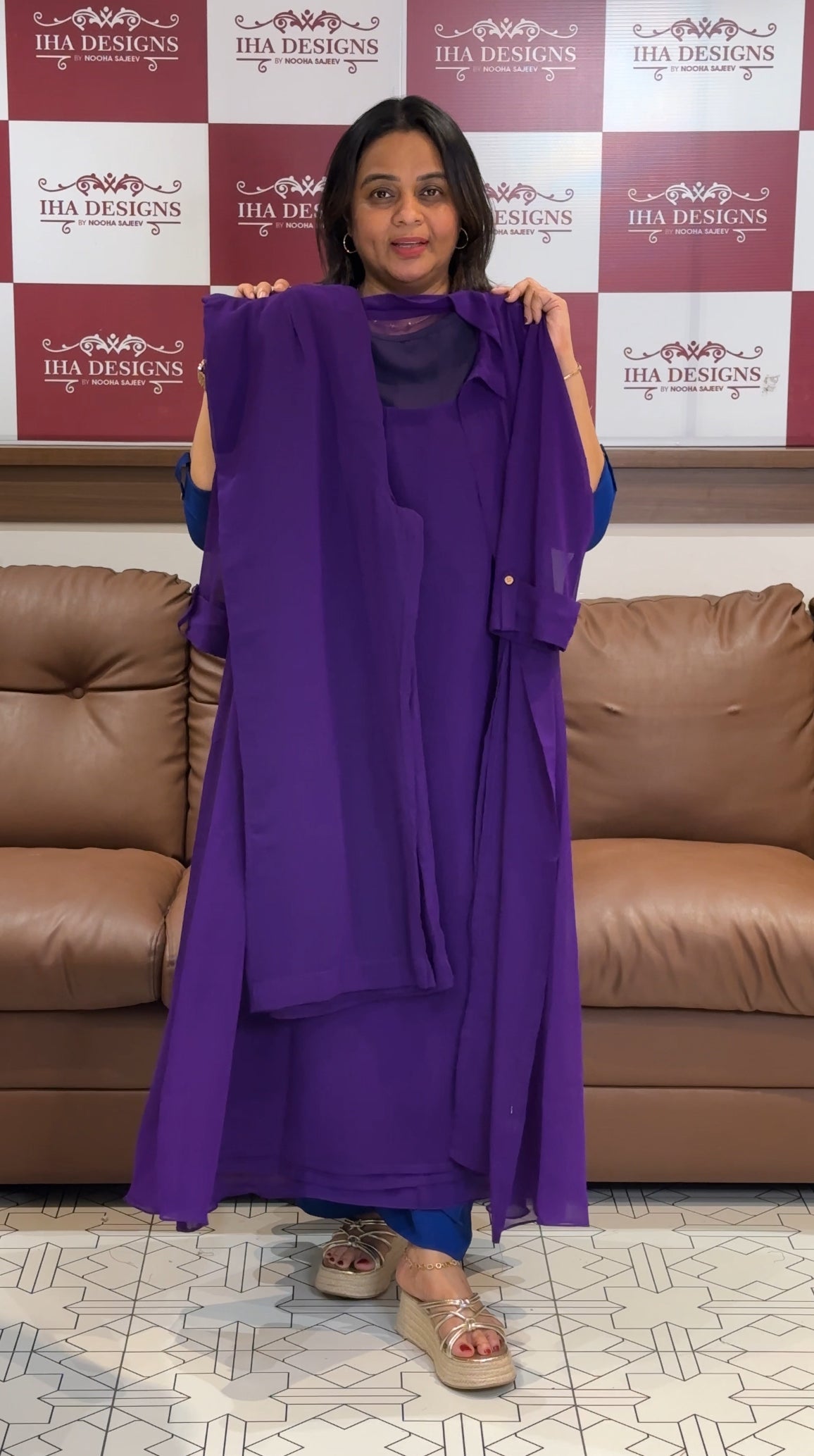 IHA'S IN-HOUSE TOP , BOTTOM AND JACKET - IHA 27197