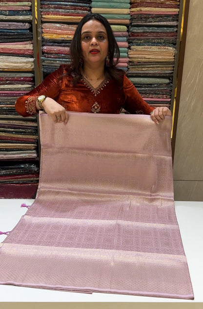 SEMI KATAN SAREE - IHA 16357