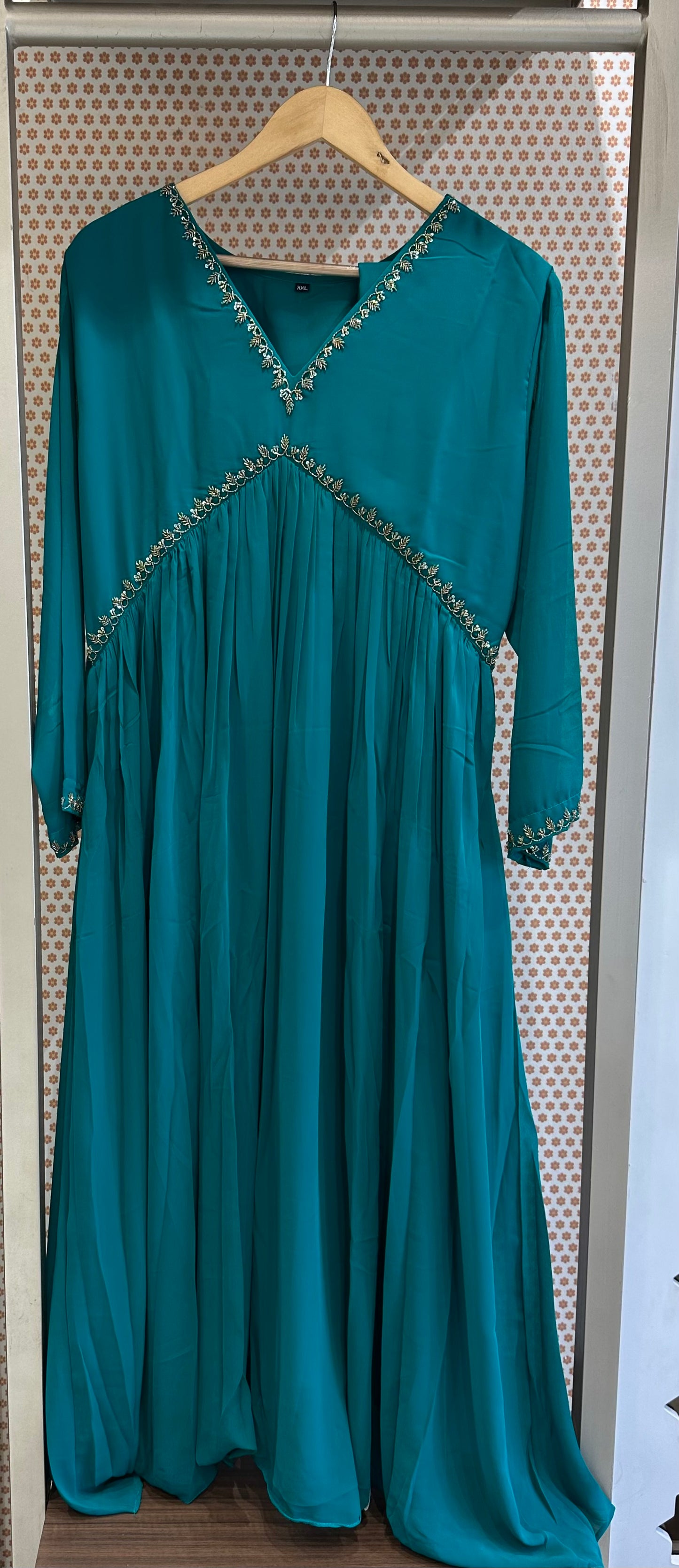 Georgette Handworked Kurtis – Iha Alappuzha Collection – IHA 27135
