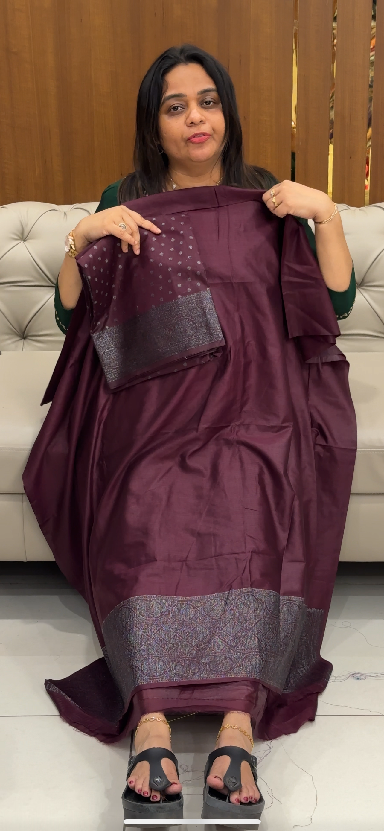 BANARASI TUSSUR UNSTITCHED SALWAR SUITS - 28580