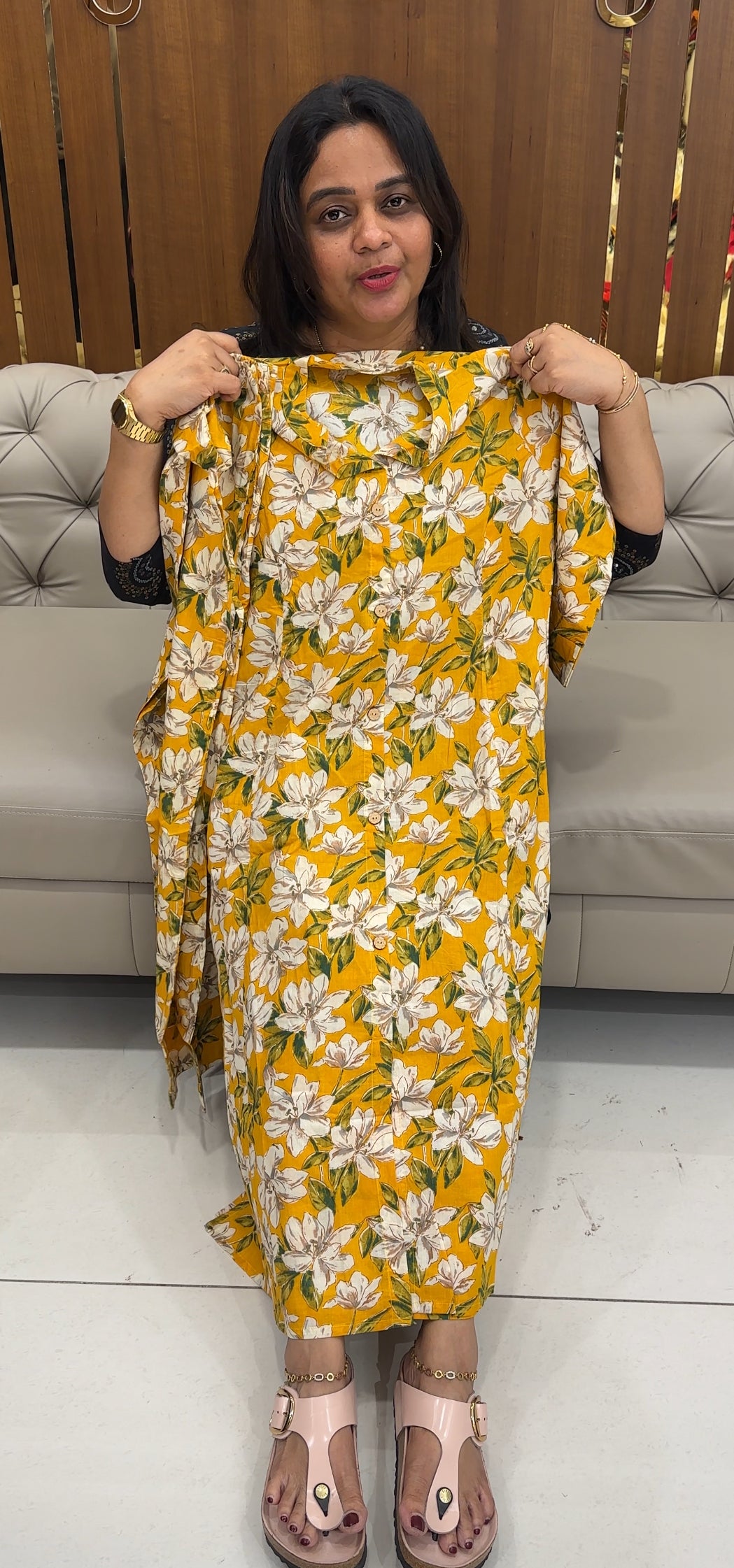 PRINTED COTTON TOP AND BOTTOM - IHA 26866