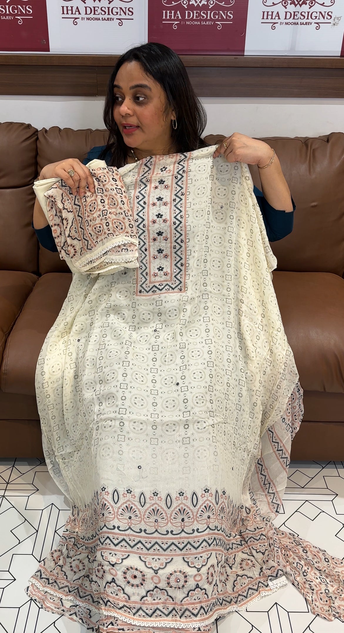 VISCOSE GEORGETTE UNSTITCHED SALWAR SUITS - IHA 27258