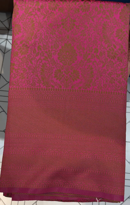 SEMI BANARASI SAREES - IHA 18271