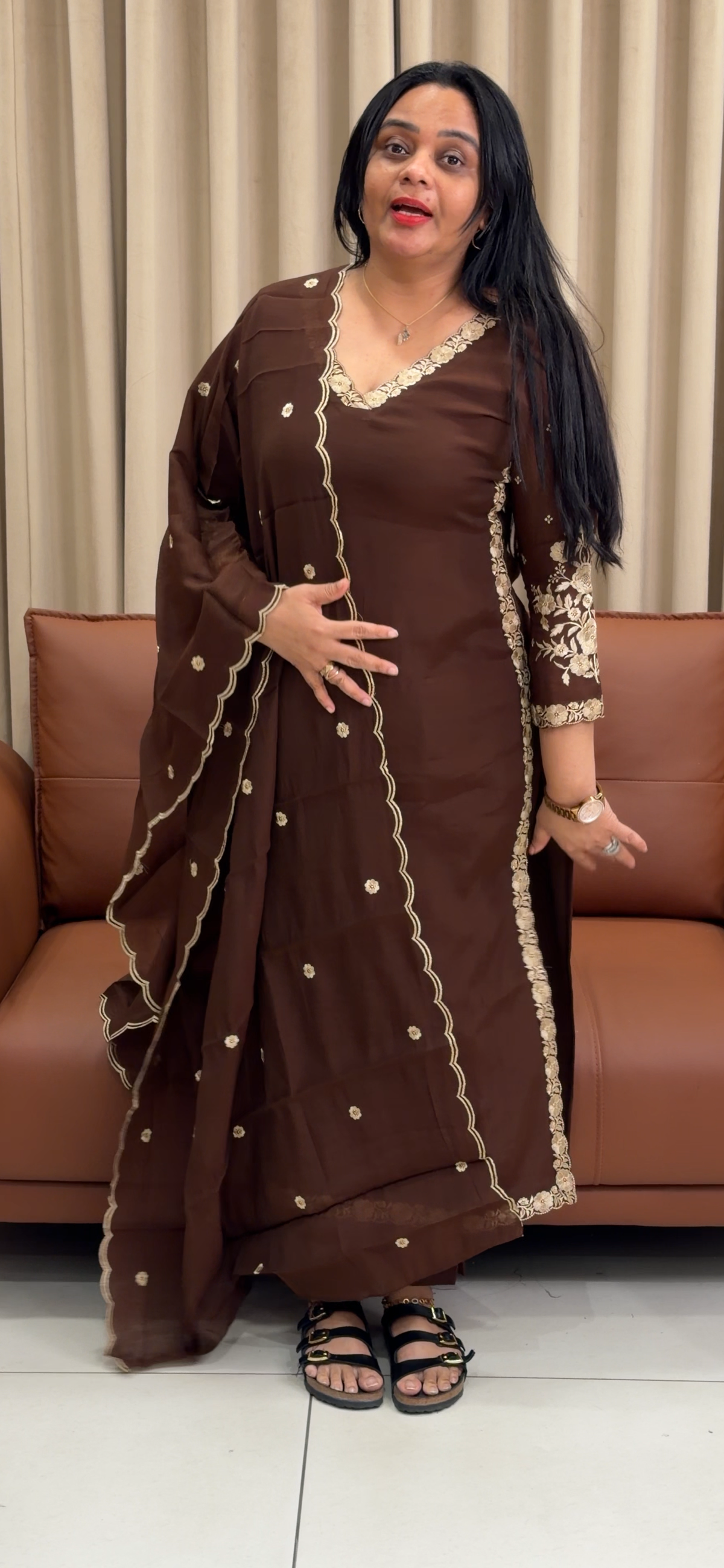 FORWARD LINEN UNSTITCHED SALWAR SUITS - IHA 35241