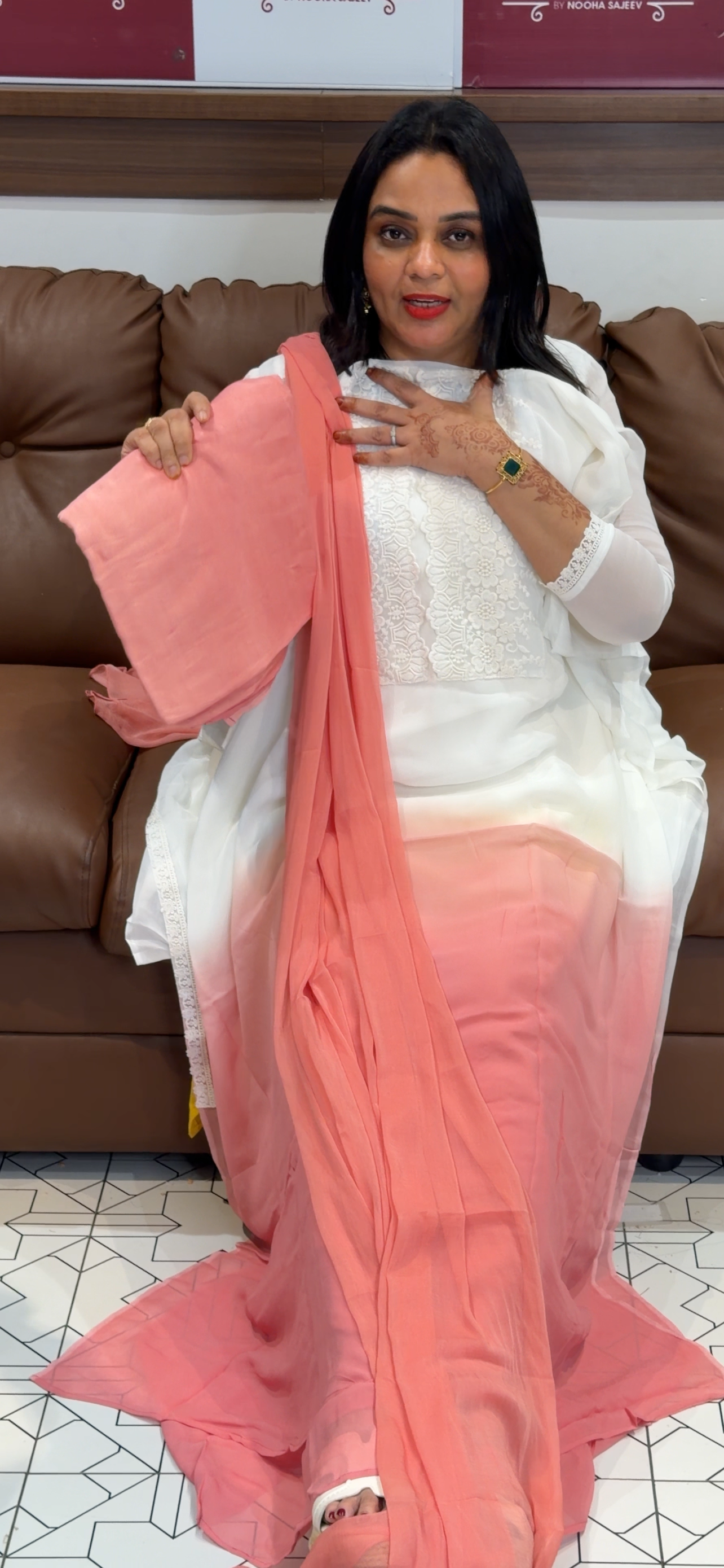 IHA'S IN-HOUSE TOP, BOTTOM AND DUPATTA -  IHA 33104